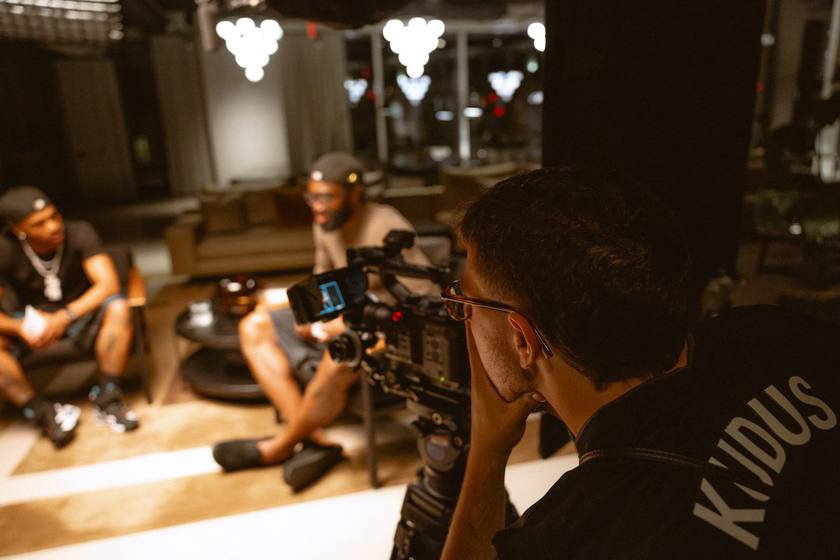 Behind the scenes
