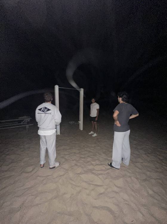 Behind the scenes