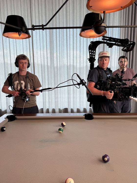 Behind the scenes