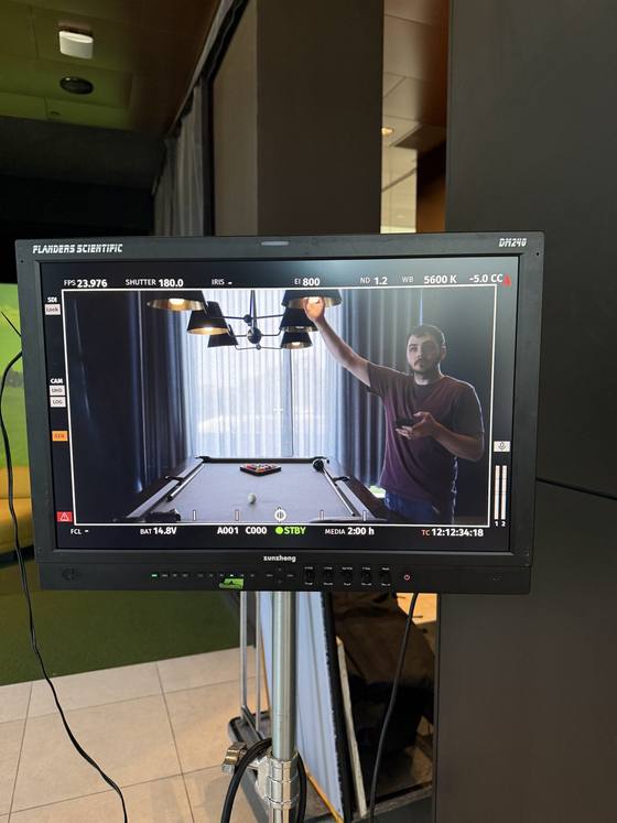 Behind the scenes