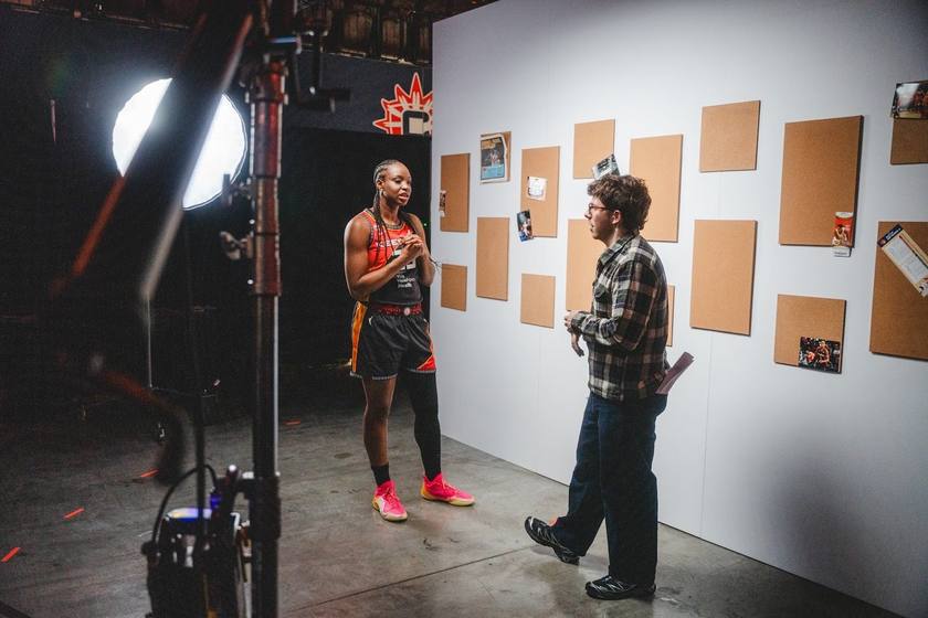 Behind the scenes